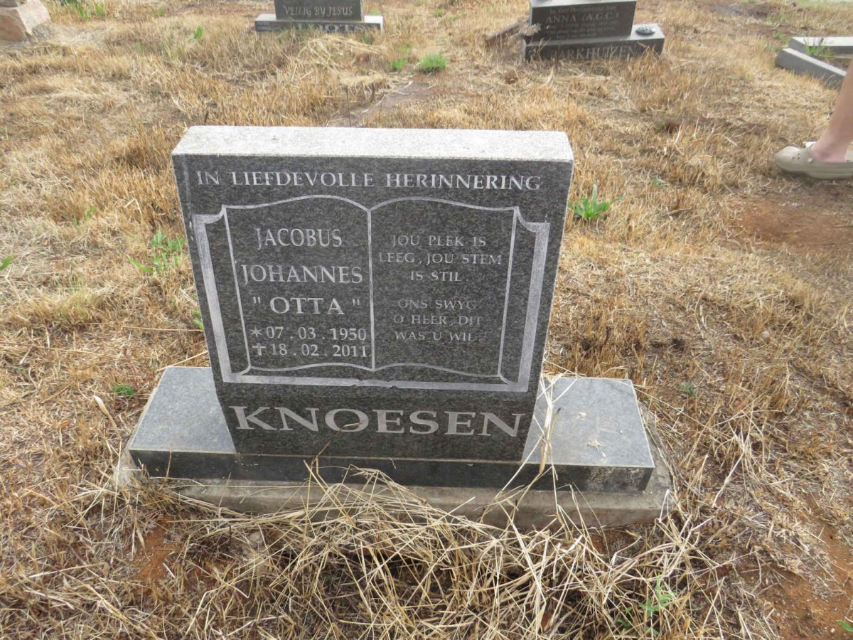 KNOESEN Jacobus Johannes 1950-2011