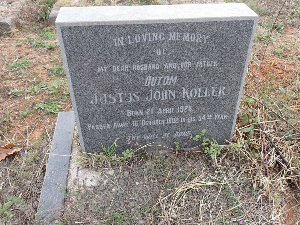 KOLLER Justus John 1928-1982