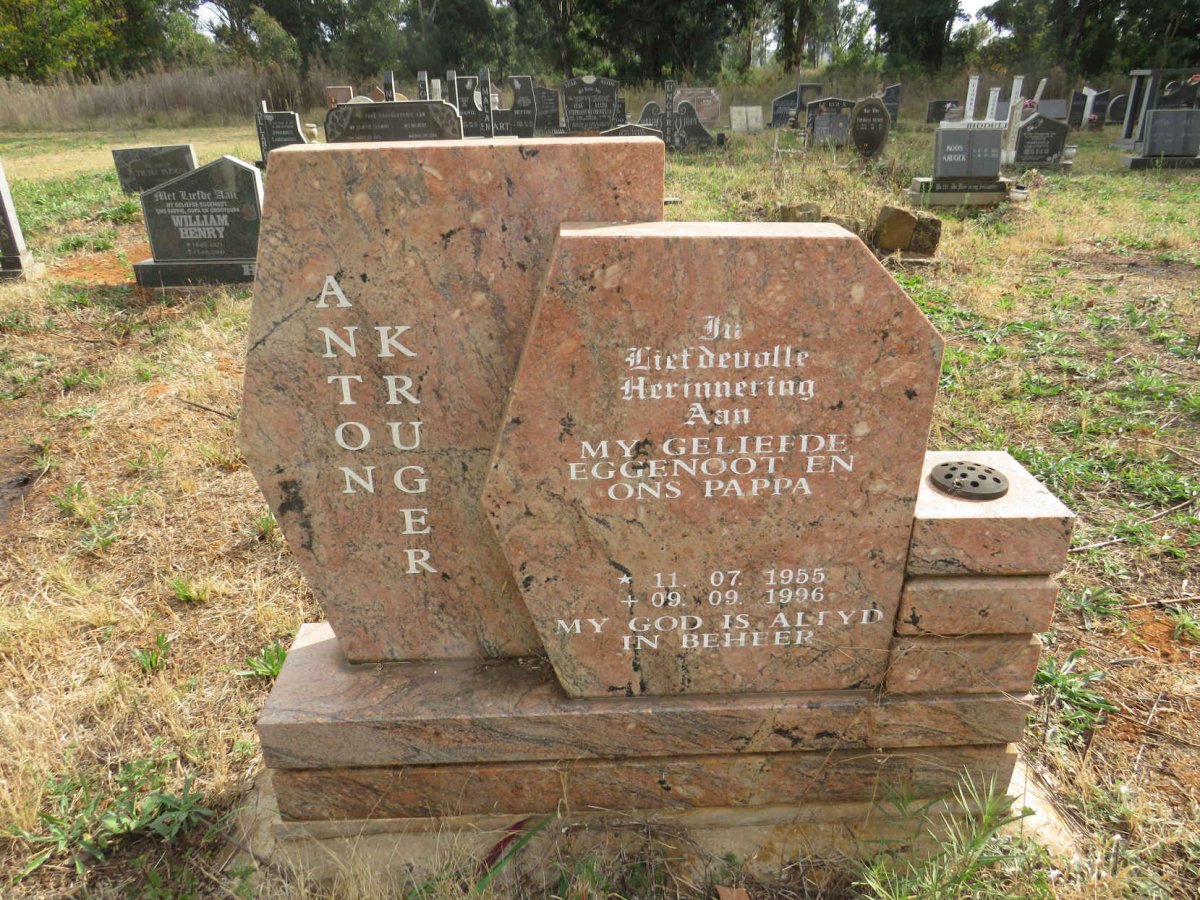 KRUGER Anton 1955-1996