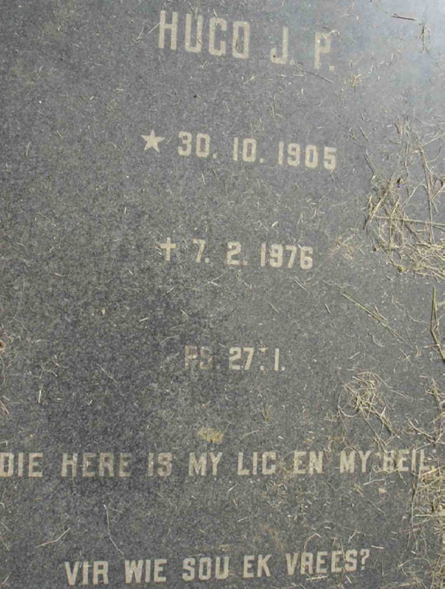 KOTZE Hugo J.P. 1905-1976