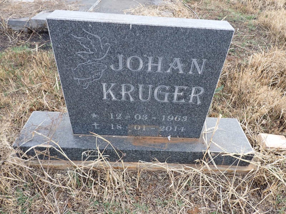 KRUGER Johan 1963-2014