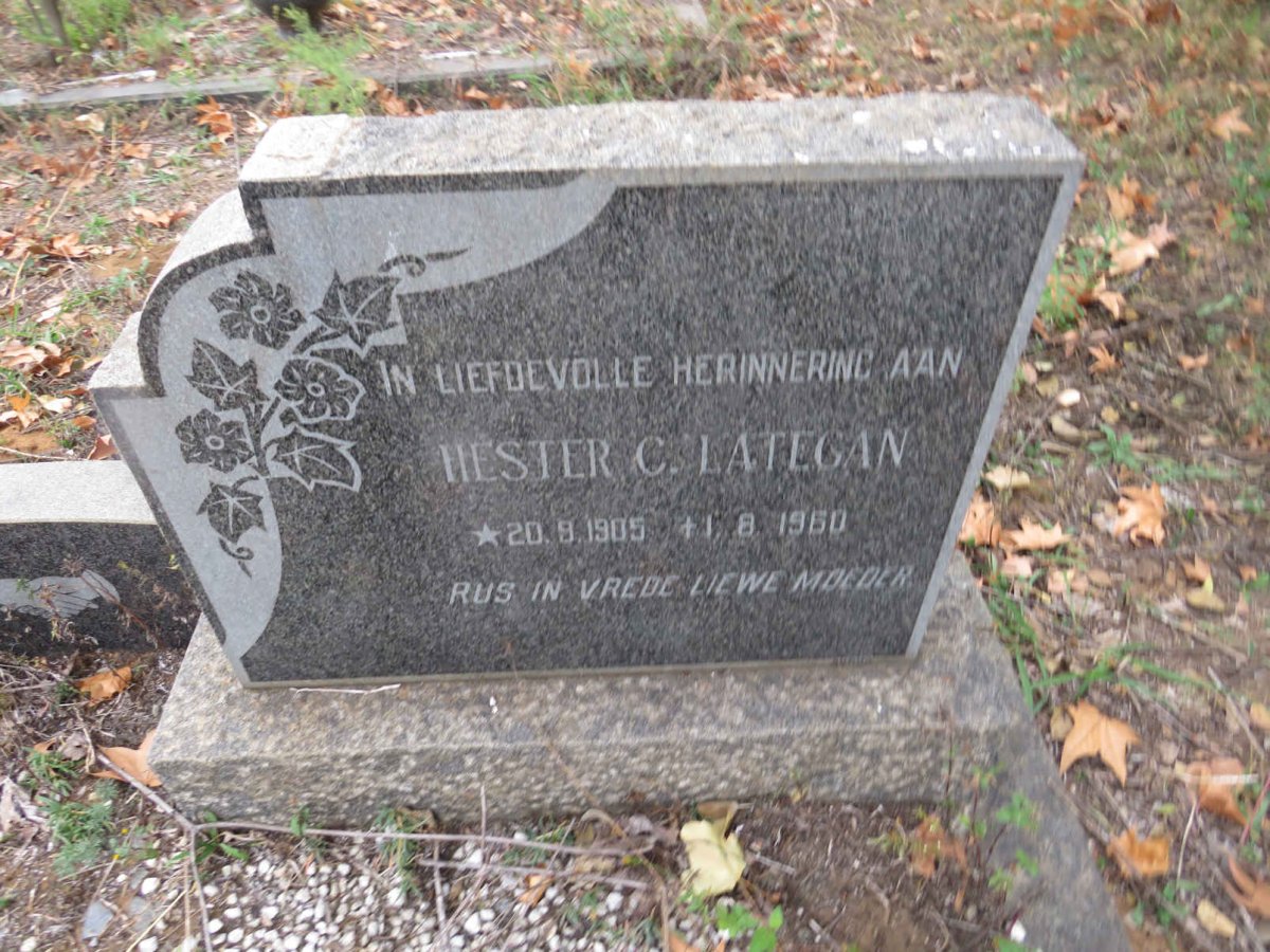 LATEGAN Hester C. 1905-1960