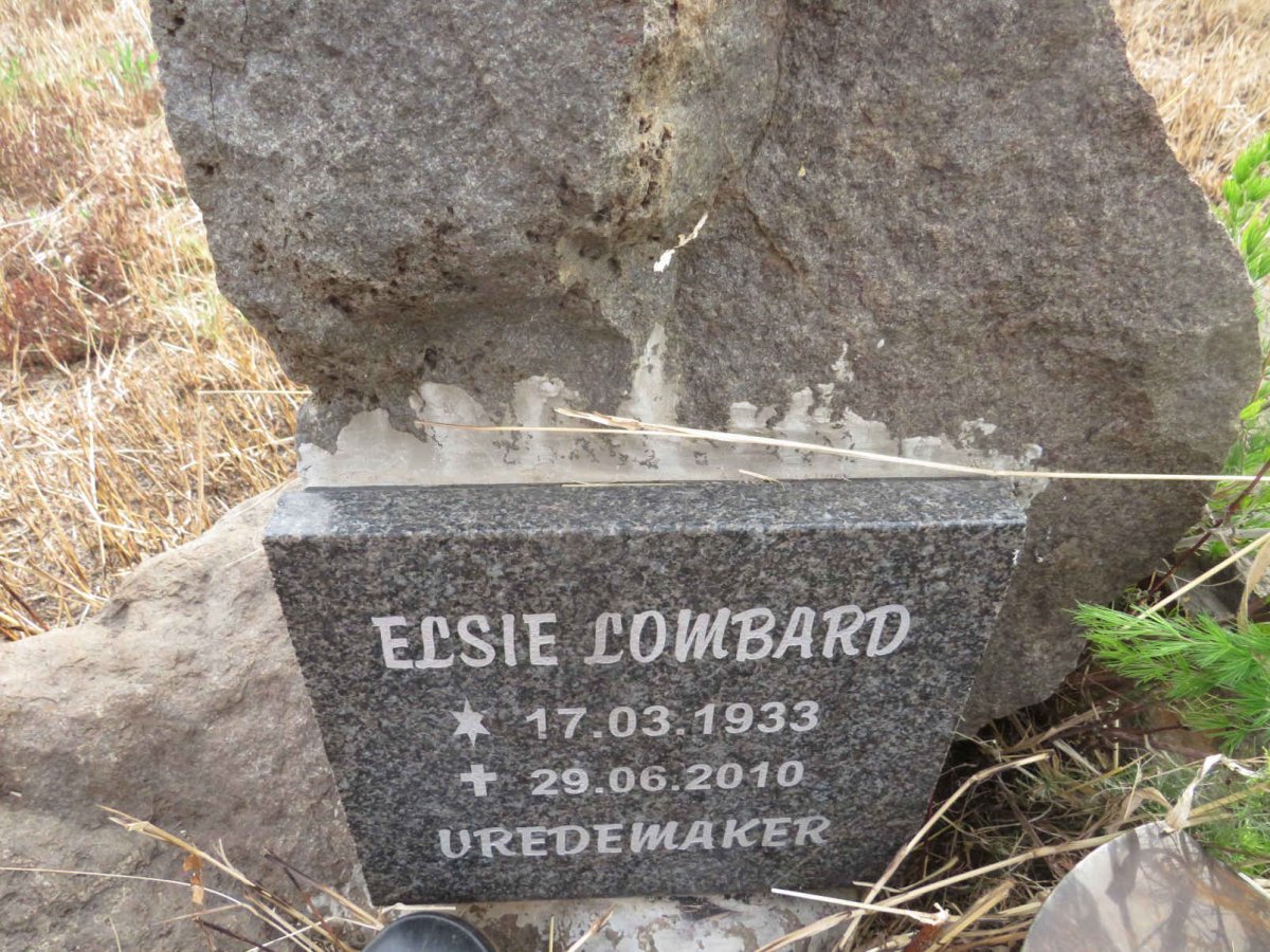 LOMBARD Elsie 1933-2010