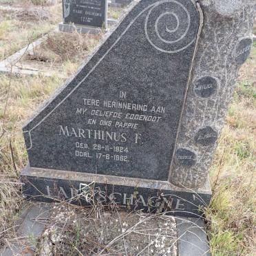 LABUSCHAGNE Marthinus F. 1924-1962