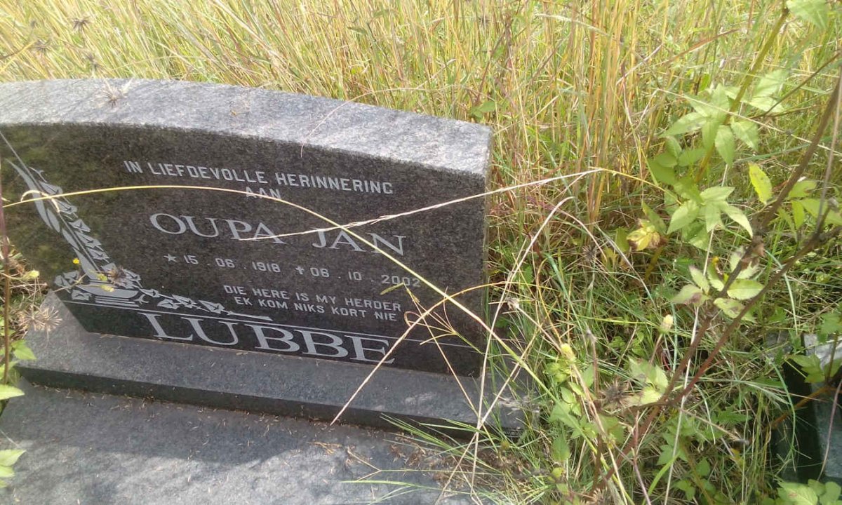 LUBBE Jan 1918-2002