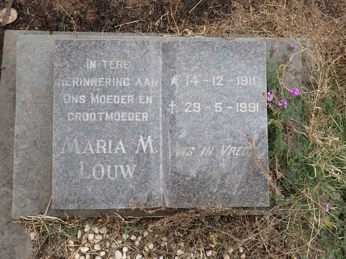 LOUW Maria M. 1911-1991