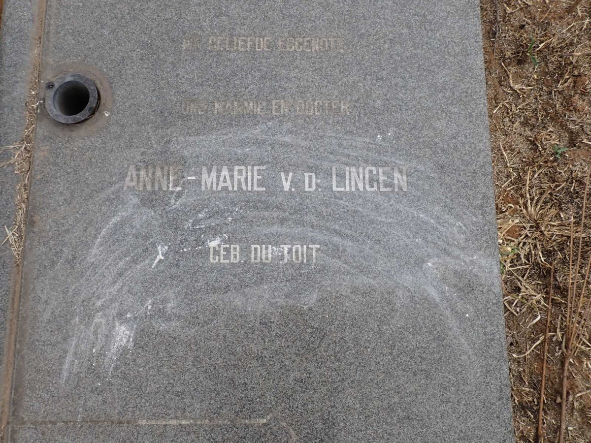 LINGEN Anne-Marie, v.d. nee DU TOIT 1948-1978 _2