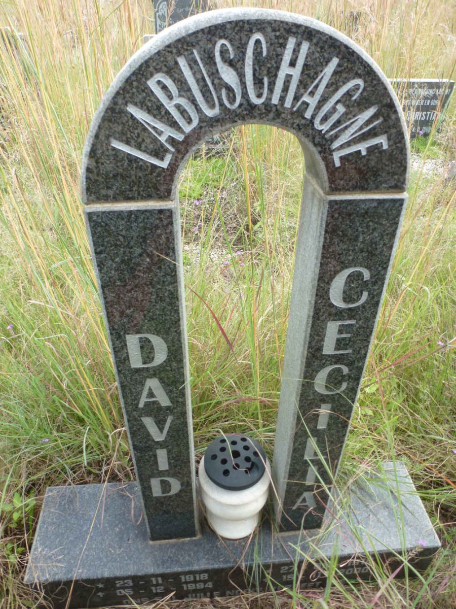 LABUSCHAGNE David 1918-1994 &amp; Cecilia 1918-2000