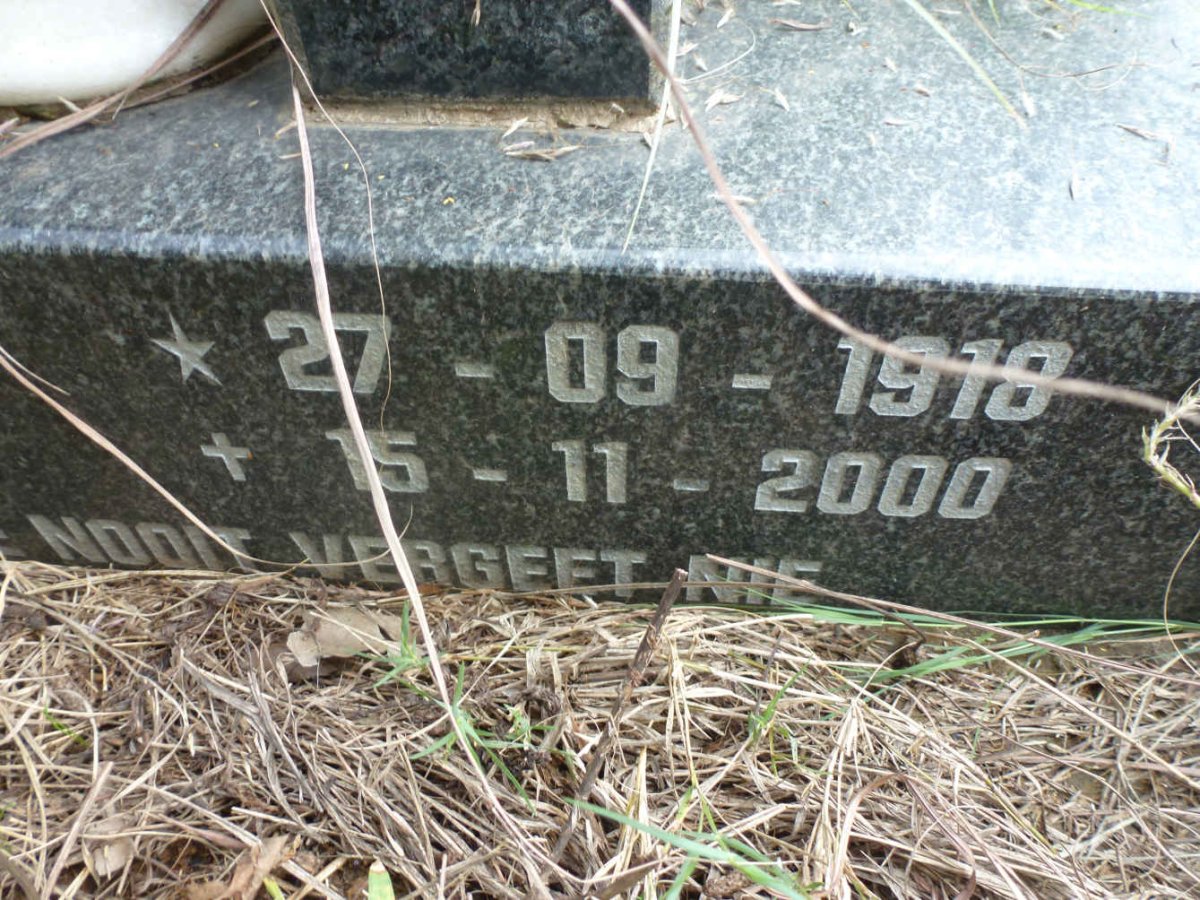 LABUSCHAGNE David 1918-1994 &amp; Cecilia 1918-2000