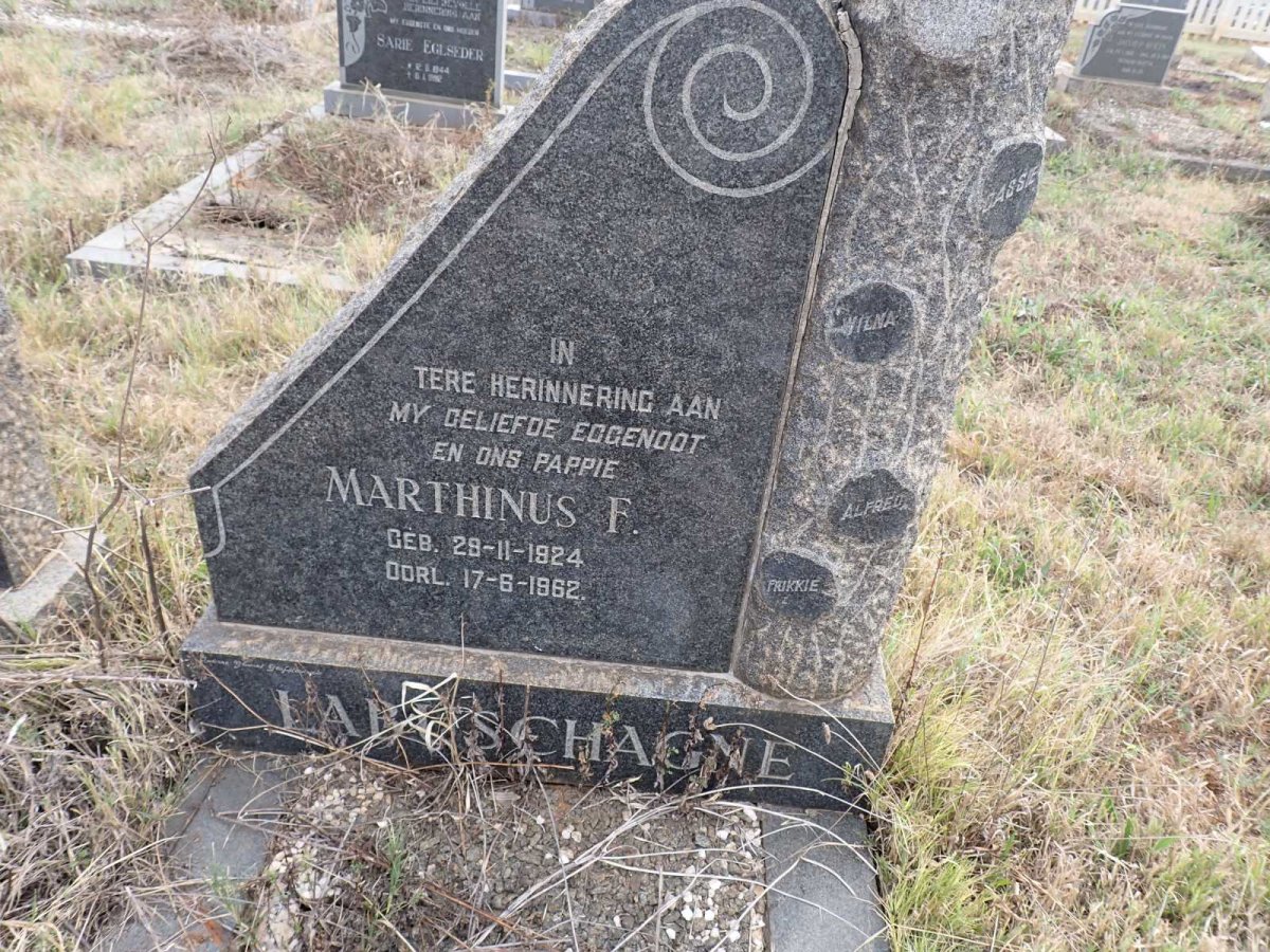 LABUSCHAGNE Marthinus F. 1924-1962
