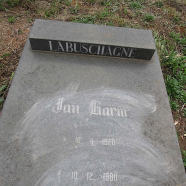 LABUSCHAGNE Jan Harm 1920-1980