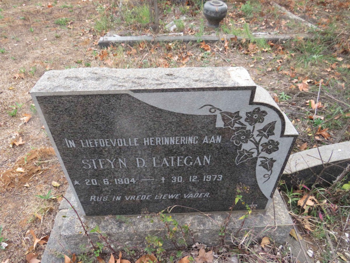 LATEGAN Steyn D. 1904-1973