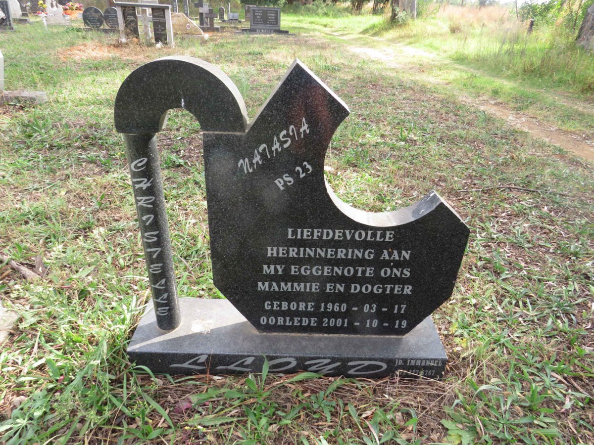 LLOYD Christelle Natasia 1960-2001