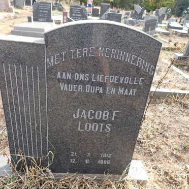 LOOTS Jacob F. 1912-1986