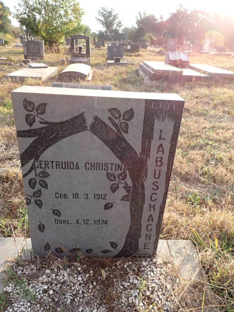 LABUSCHAGNE Gertruida Christina 1912-1974