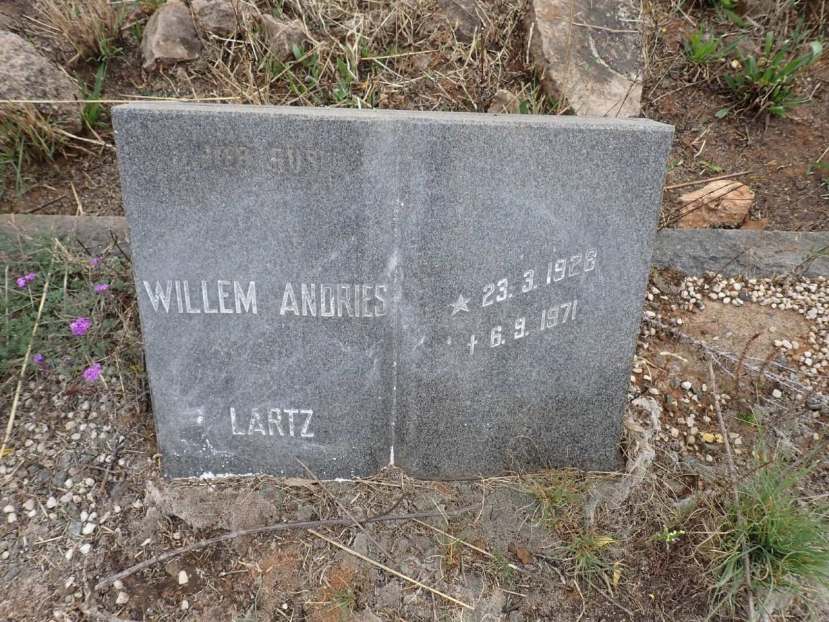 LARTZ Willem Andries 1928-1971