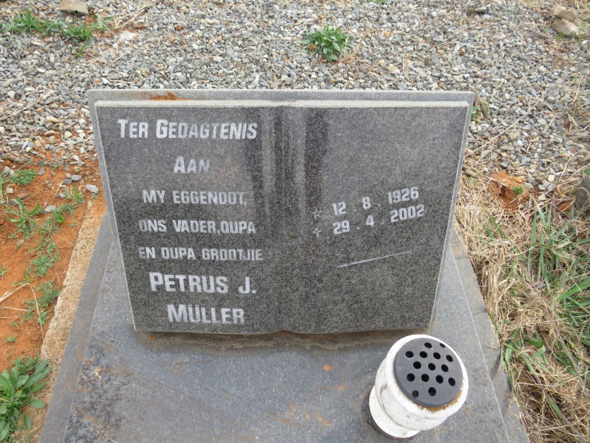 MULLER Petrus J. 1926-2002