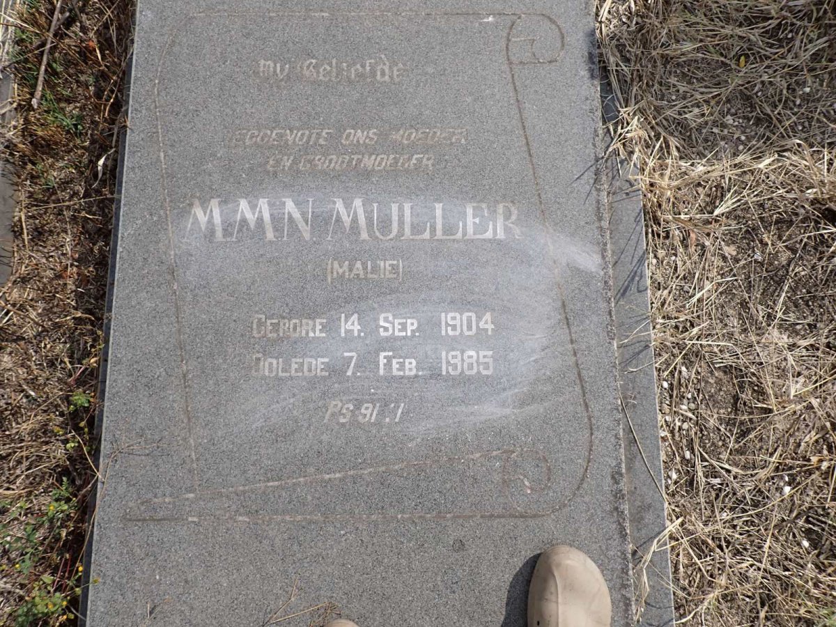 MULLER M.M.N. 1904-1985