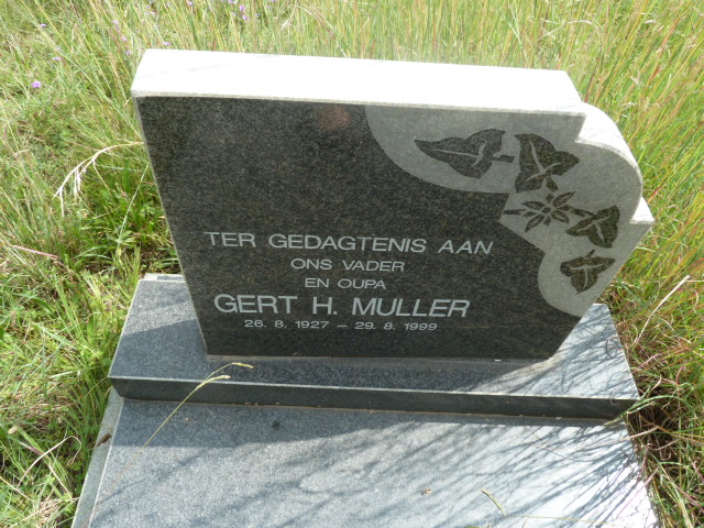 MULLER Gert H. 1927-1999