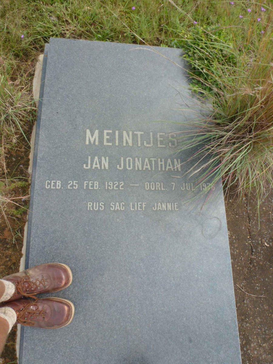 MEINTJES Jan Jonathan 1922-1978