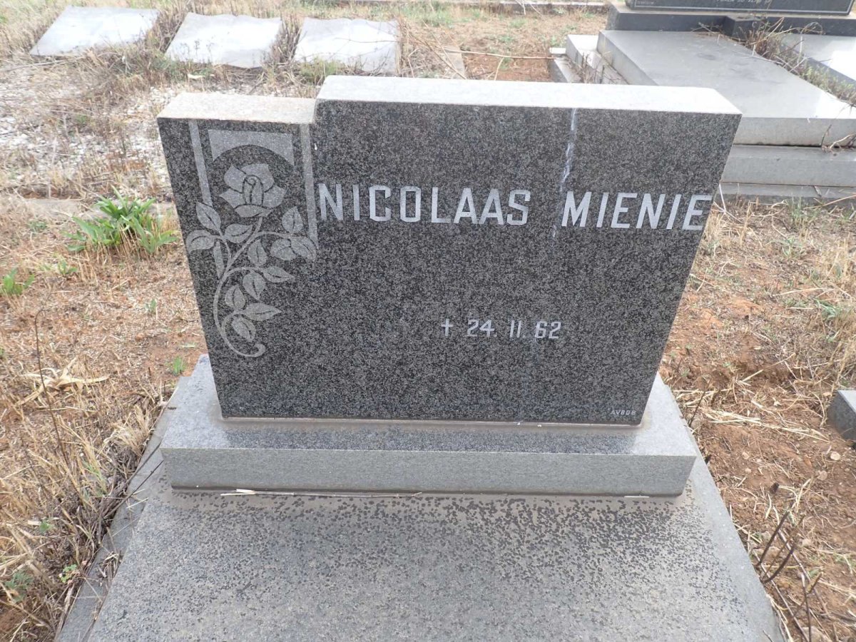 MIENIE Nicolaas -1962
