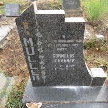 MULLER Cornelis Johannes 1927-1982