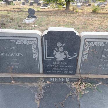 MEYER Oosthuizen 1904-1984 & Bertie WILLIAMSON 1904-1951