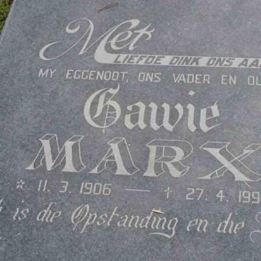 MARX Gawie 1906-1993