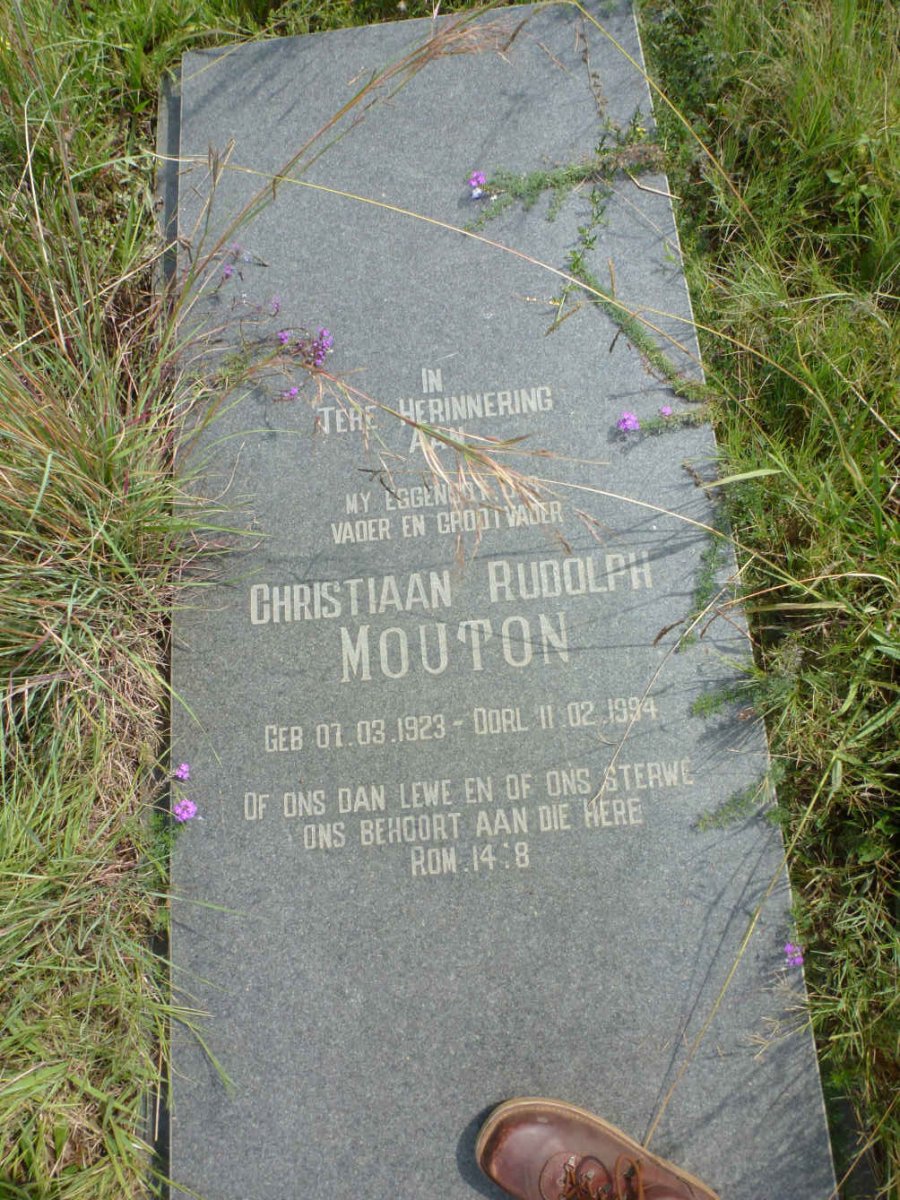 MOUTON Christiaan Rudolph 1923-1994