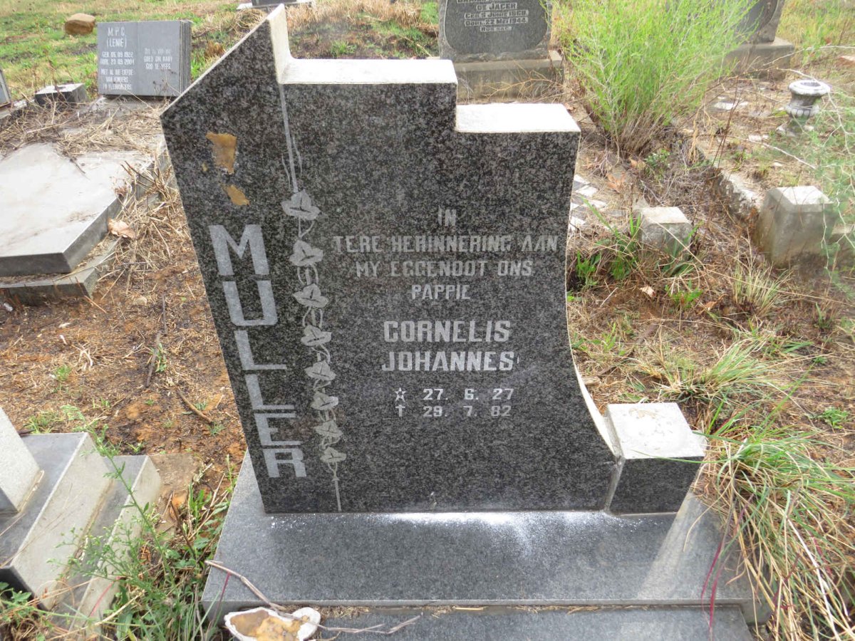 MULLER Cornelis Johannes 1927-1982