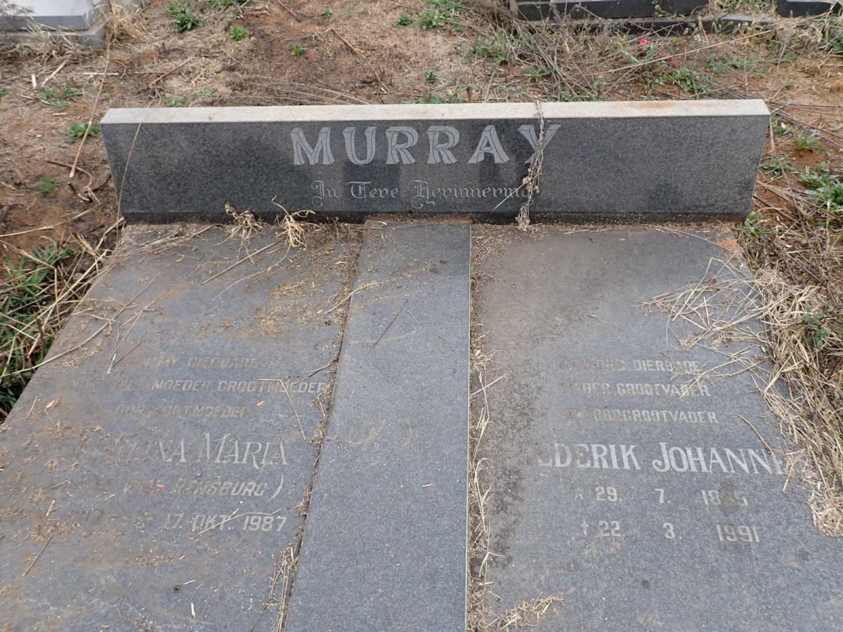 MURRAY Frederik Johannes 1895-1991 & Stoffelina Maria JANSE VAN RENSBURG 1907-1987  _1