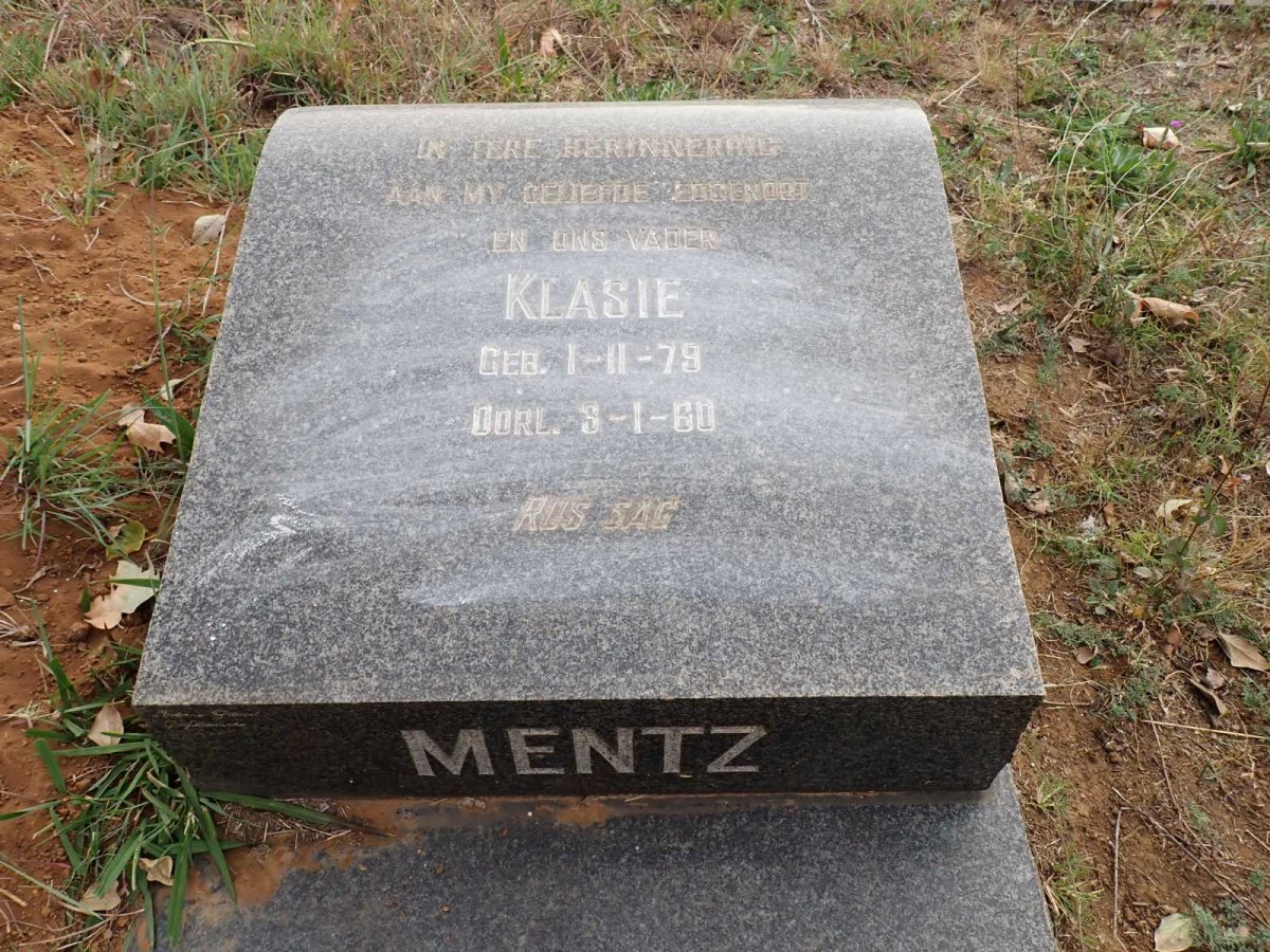 MENTZ Klasie 1979-1980