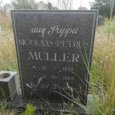 MULLER Nicolaas Petrus 1934-1989