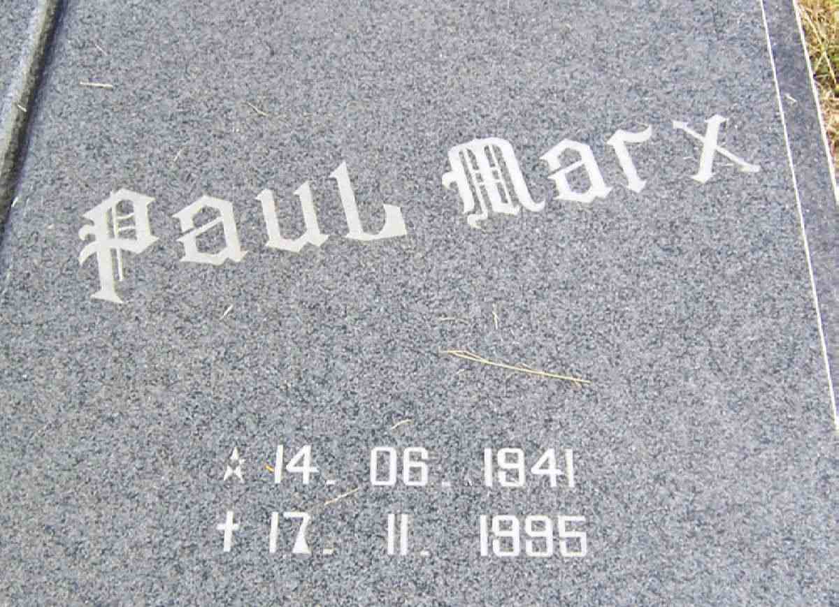MARX Paul 1941-1995