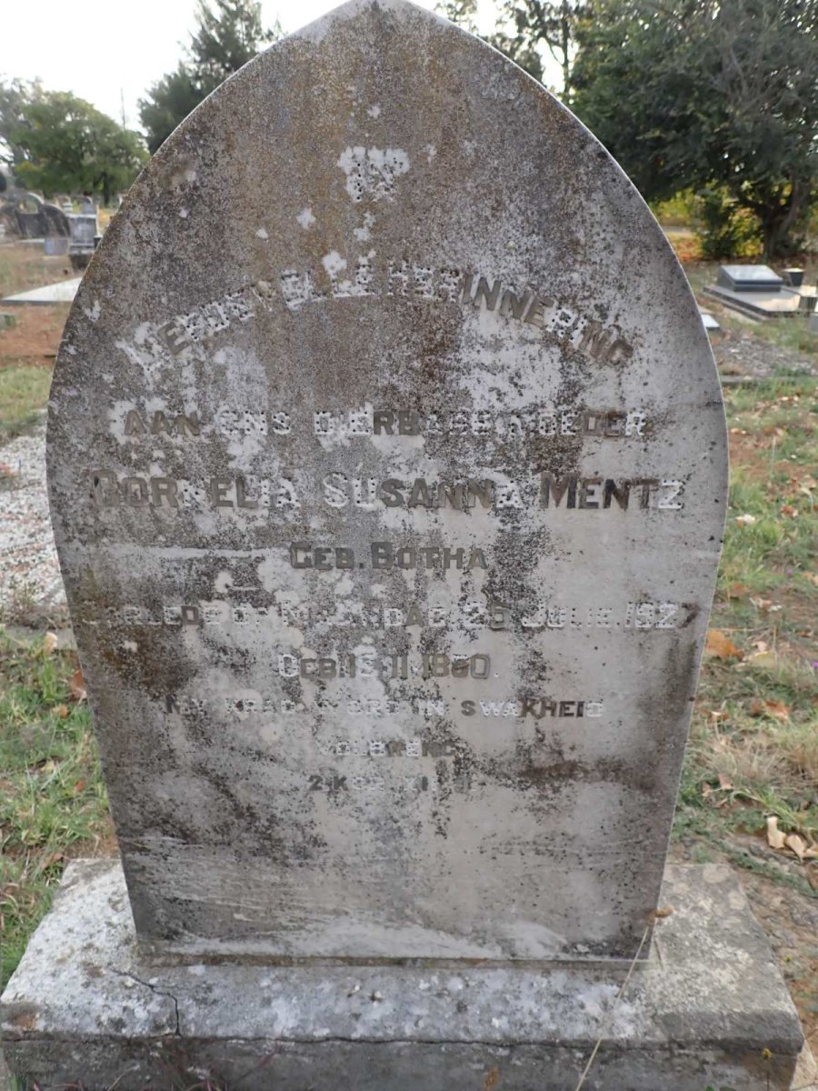 MENTZ Cornelia Susanna nee BOTHA 1850-1927_2