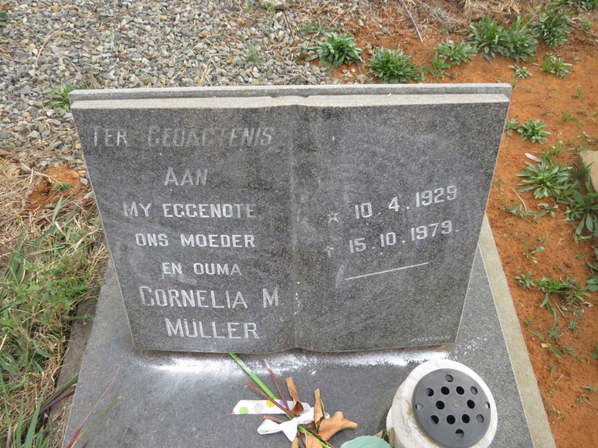 MULLER Cornelia M. 1929-1979