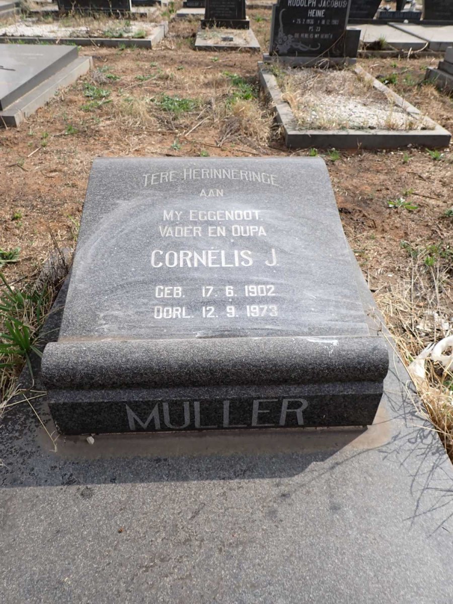 MULLER Cornelis J. 1902-1973