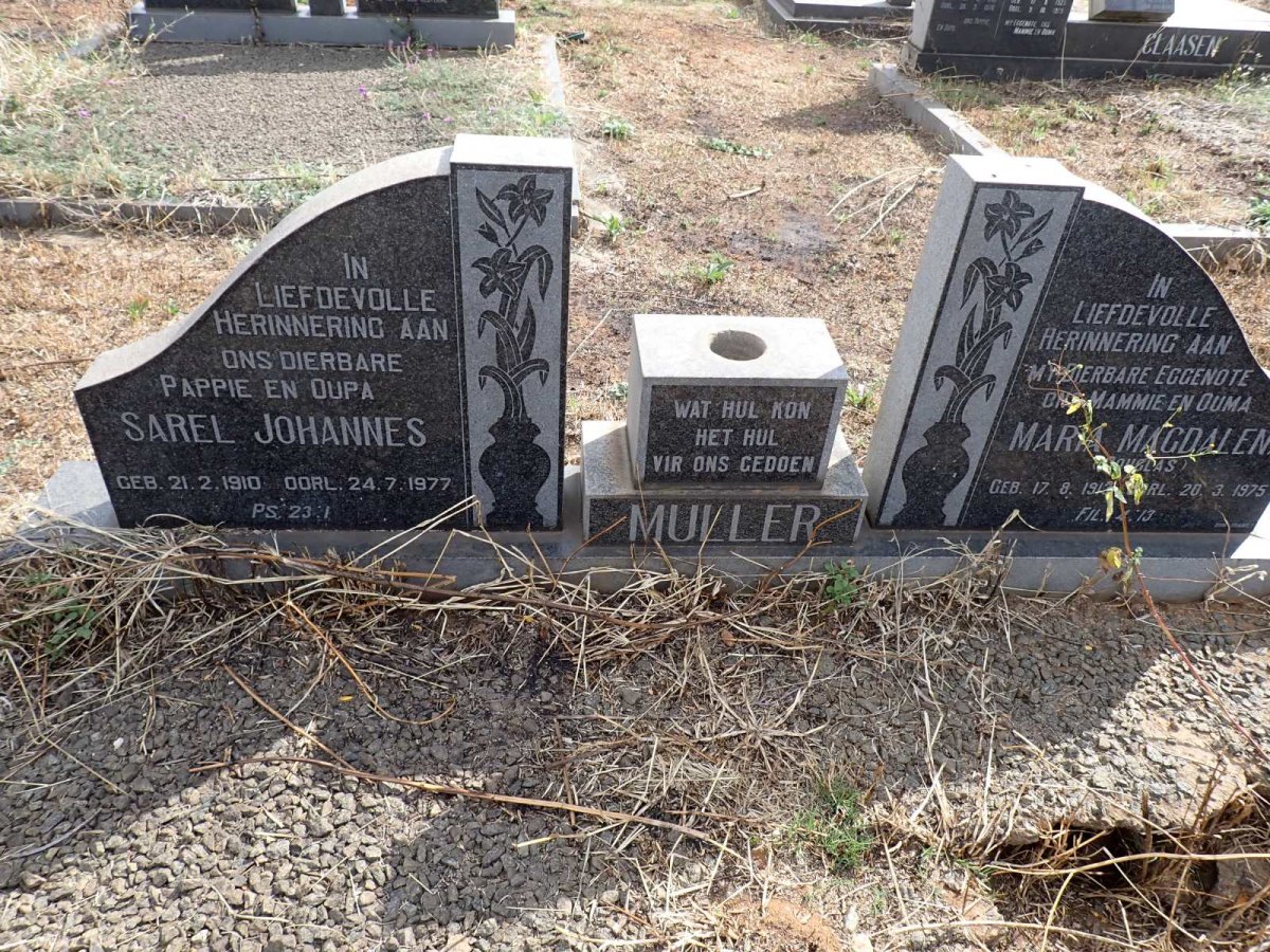 MULLER Sarel Johannes 1910-1977 & Maria Magdalena DOUGLAS 1913-1975 _1