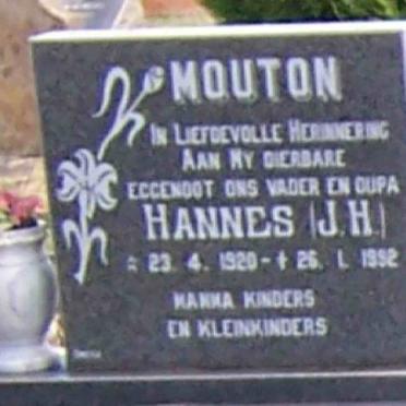 MOUTON J.H. 1920-1992