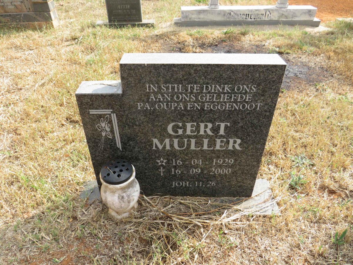 MULLER Gert 1929-2000