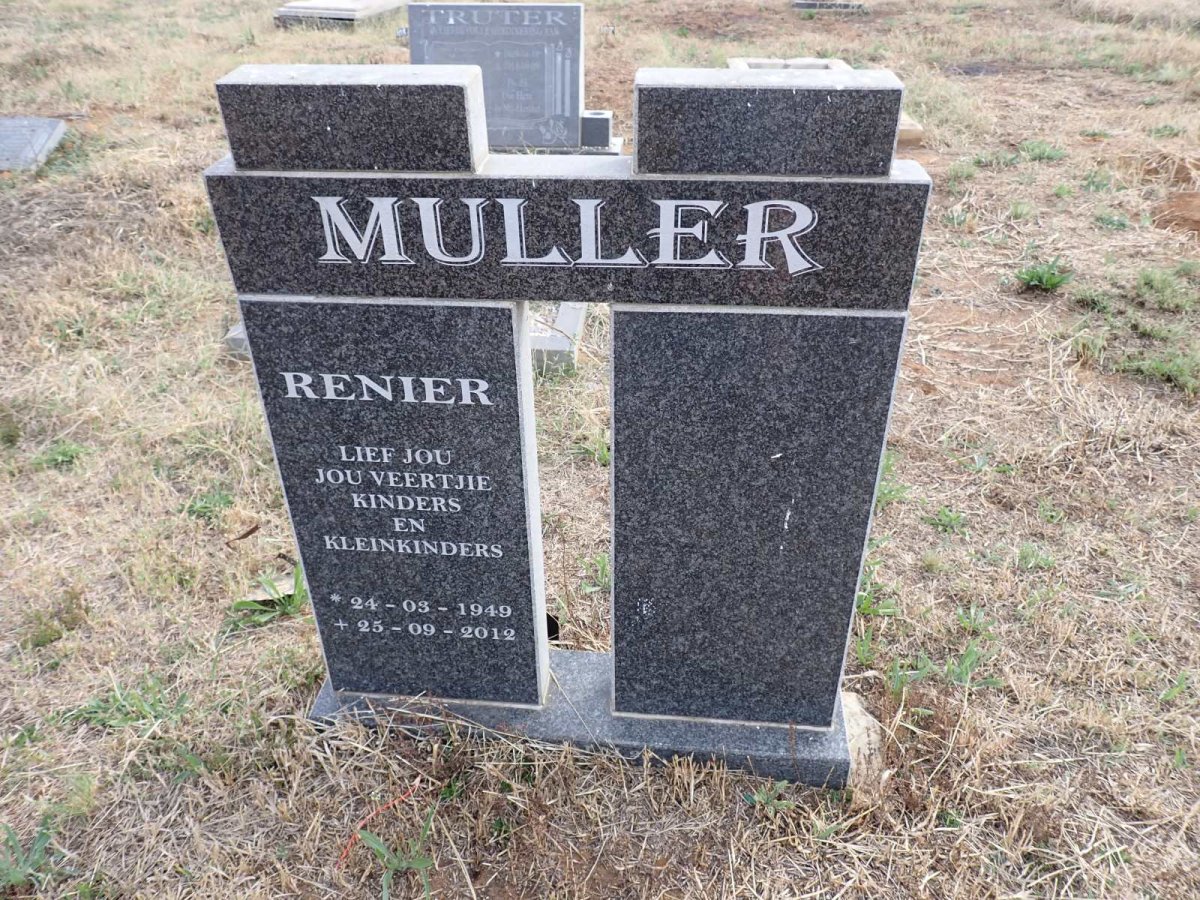MULLER Renier 1949-2012