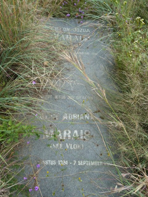 MARAIS Gideon Jozua &amp; Alice Adriana VLOK 1924-200?