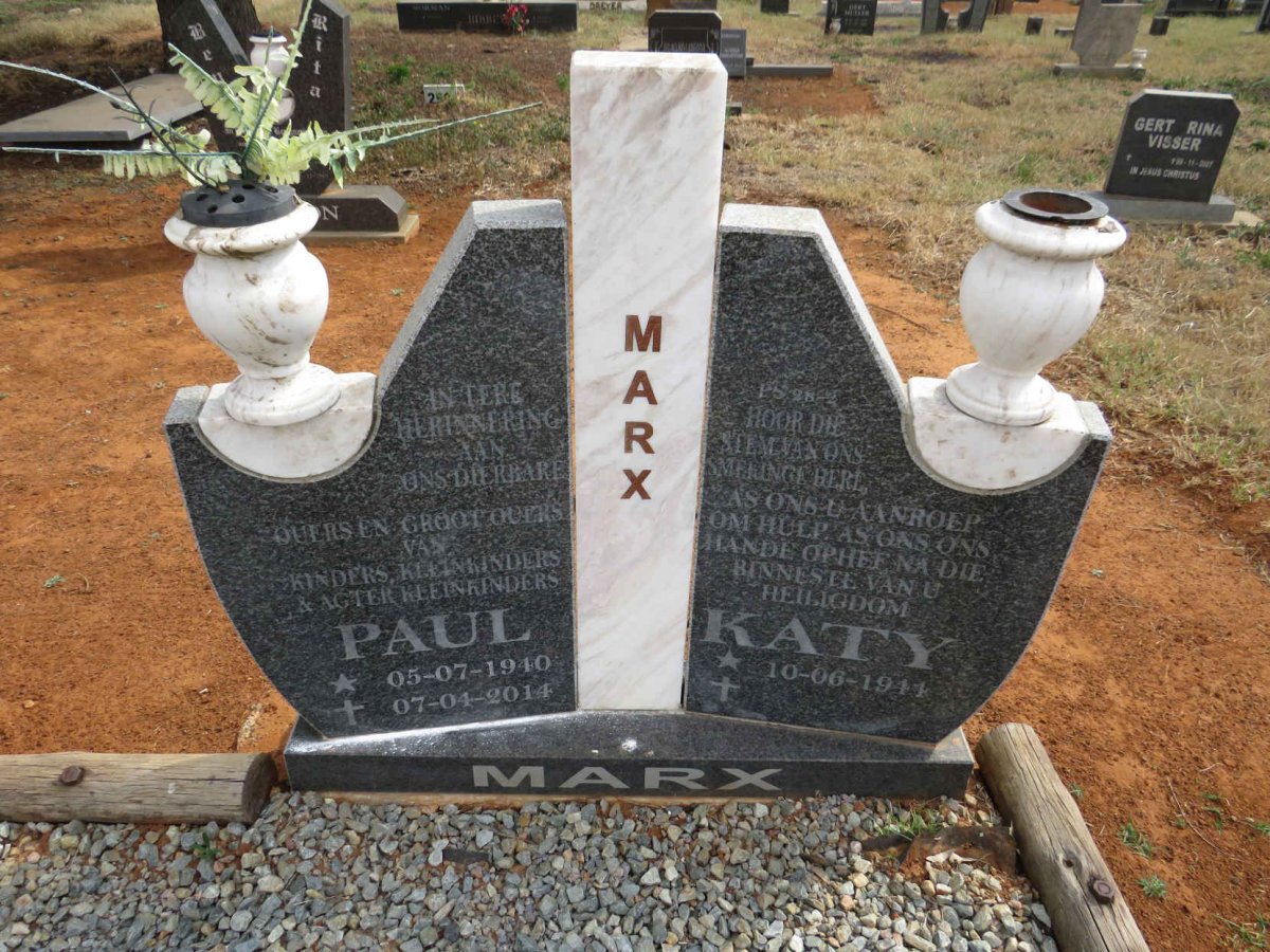 MARX Paul 1940-2014 & Katy 1941- 