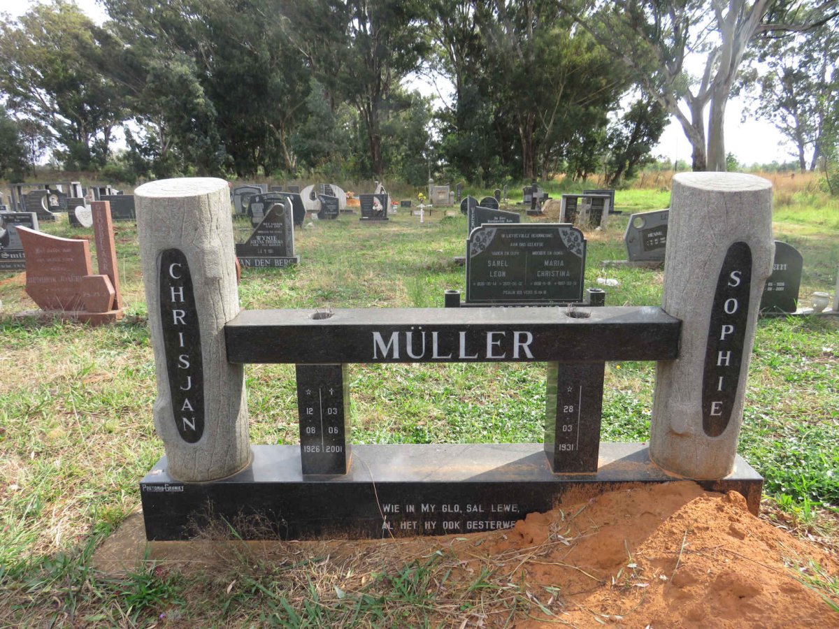 MULLER Chrisjan 1926-2001 & Sophie 1931-