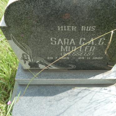 MULLER Sara C.A.G. nee WESSELS 1904-1982