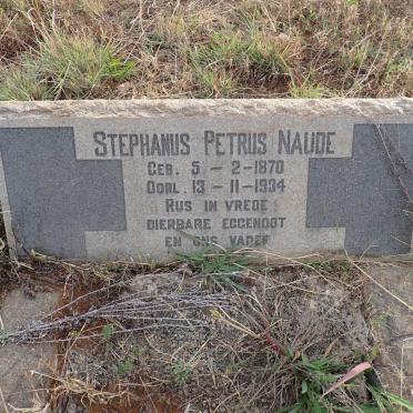 NAUDE Stephanus Petrus 1870-1934
