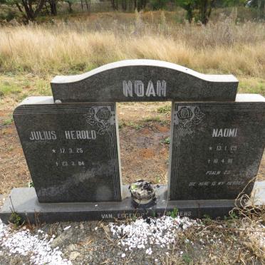 NOAH Julius Herold 1925-1984 & Naomi 1929-1981