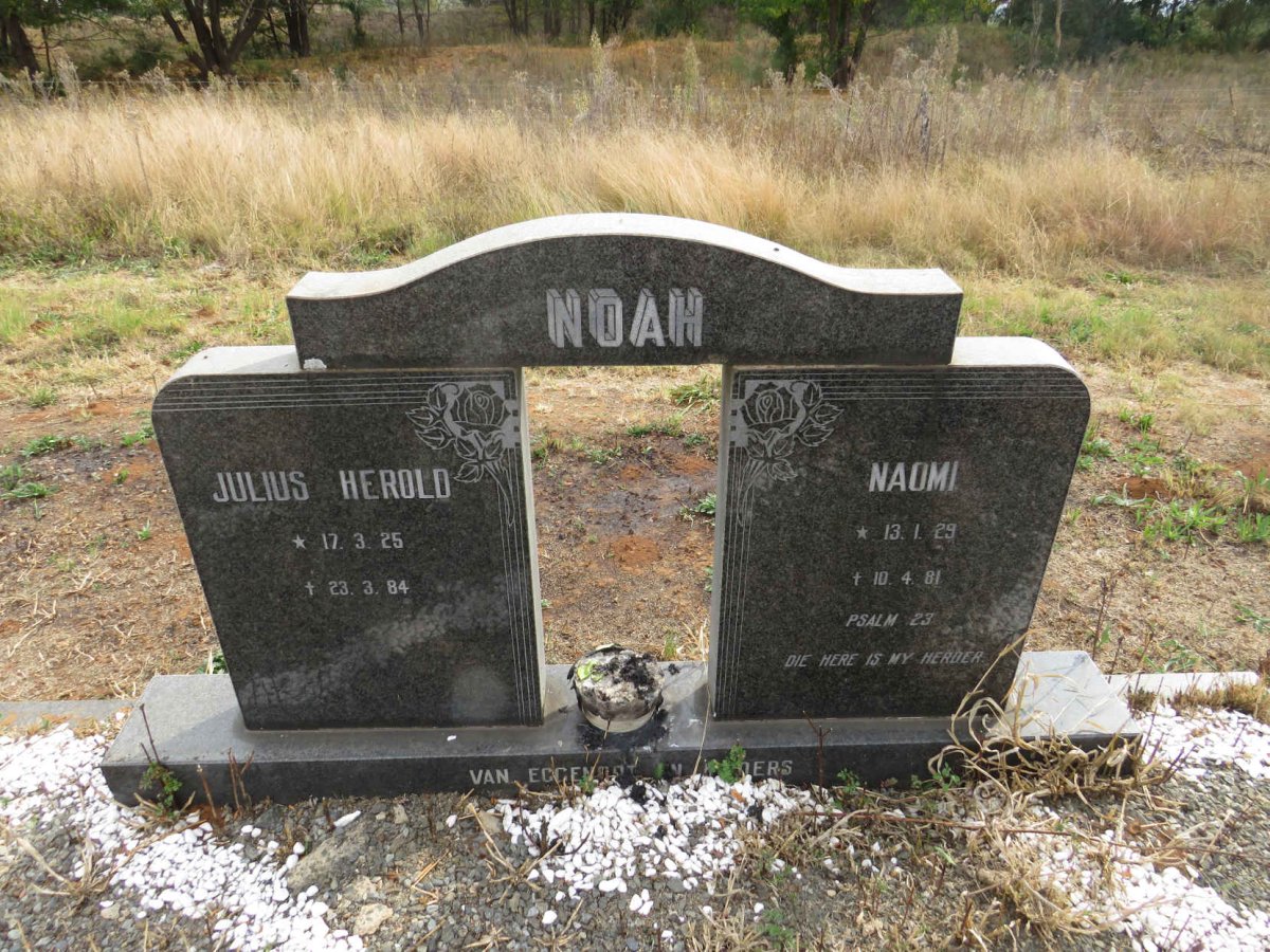 NOAH Julius Herold 1925-1984 & Naomi 1929-1981