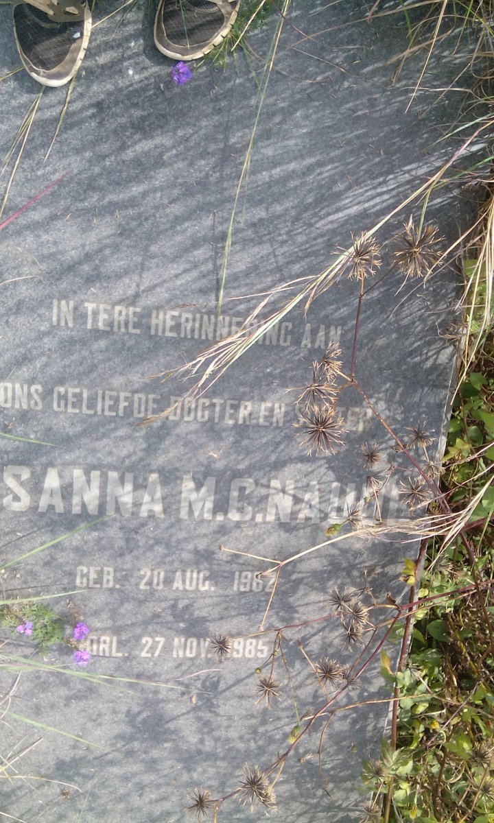 NAUDE ??sanna M.C. 1962-1985