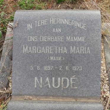 NAUDE Margaretha Maria 1897-1973